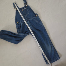 Load image into Gallery viewer, Vintage Key Denim Overalls 3t
