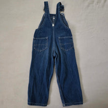 Load image into Gallery viewer, Vintage Key Denim Overalls 3t
