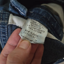 Load image into Gallery viewer, Vintage Key Denim Overalls 3t
