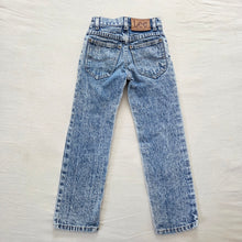Load image into Gallery viewer, Vintage Lee Acid Wash Jeans kids 8 SLIM
