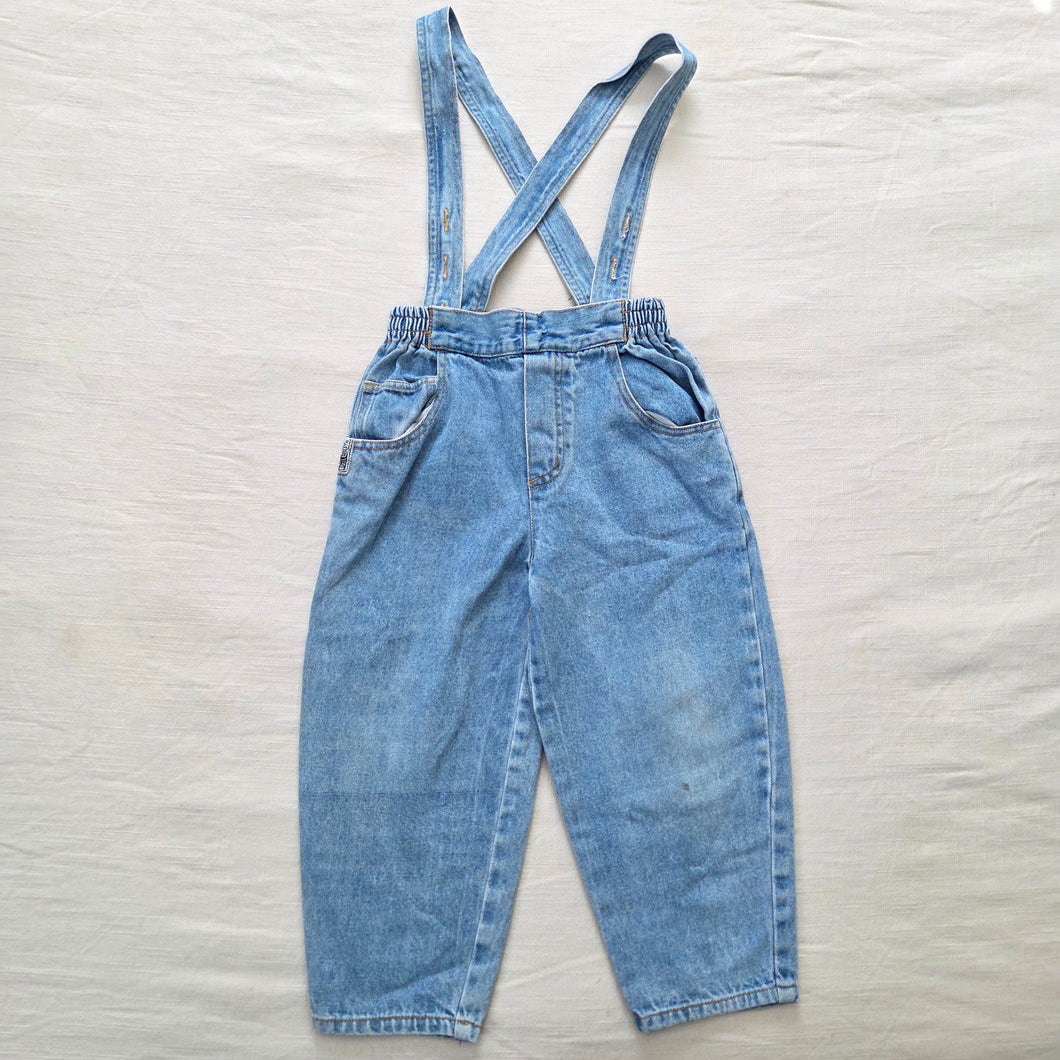 Vintage 90s Suspender Jeans 3t