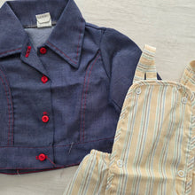 Load image into Gallery viewer, Vintage Sunsuit + Jacket Bundle 12 months
