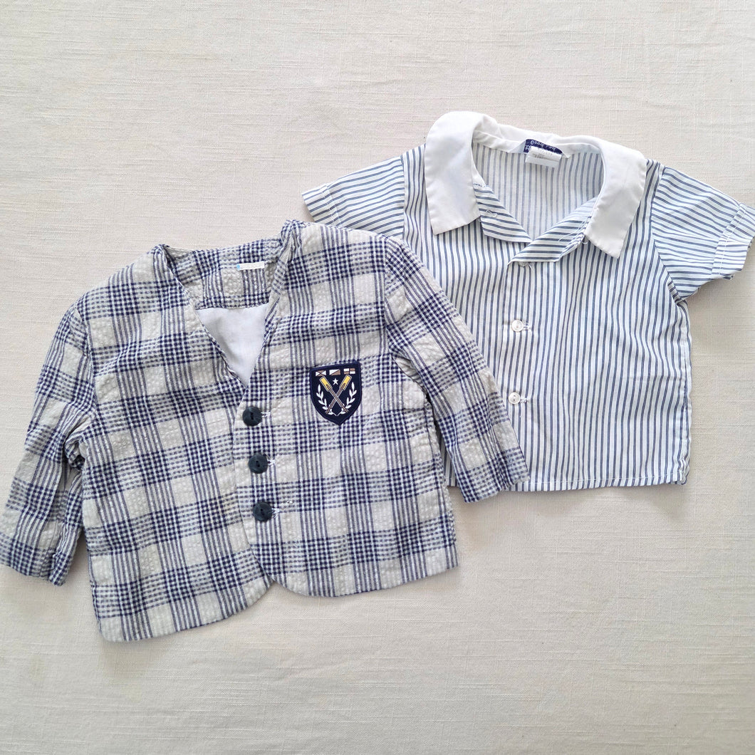 Vintage Jacket + Shirt Bundle 6-9 months
