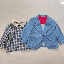 Load image into Gallery viewer, Vintage Shirt + Jacket Bundle 18-24 months
