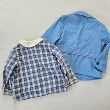 Load image into Gallery viewer, Vintage Shirt + Jacket Bundle 18-24 months
