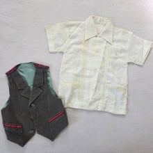 Load image into Gallery viewer, Vintage Shirt + Vest Bundle 3t
