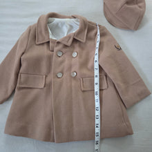 Load image into Gallery viewer, Vintage Light Brown Coat + Hat Set 12-18 months
