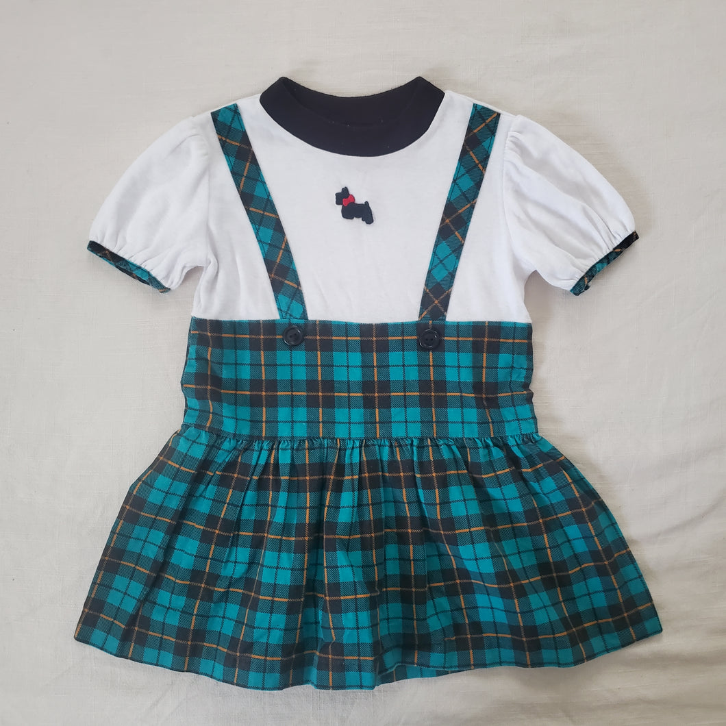 Vintage Scotty Plaid Short Dress 4t/5t