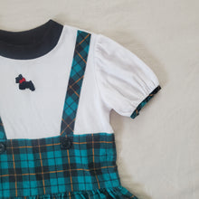 Load image into Gallery viewer, Vintage Scotty Plaid Short Dress 4t/5t
