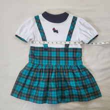 Load image into Gallery viewer, Vintage Scotty Plaid Short Dress 4t/5t
