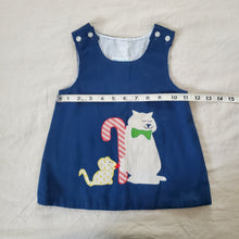 Load image into Gallery viewer, Vintage Cat &amp; Mouse Candy Can Dress 12-18 months
