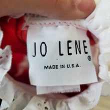 Load image into Gallery viewer, Vintage Jo Lene Red Lacey Dress 9-12 months
