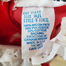 Load image into Gallery viewer, Vintage Jo Lene Red Lacey Dress 9-12 months
