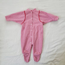 Load image into Gallery viewer, Vintage Red Footed Penguin Romper Baby 3-6 months
