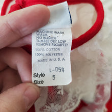 Load image into Gallery viewer, Vintage Bryan Bright Red Lace Dress 5t/6
