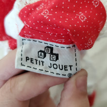 Load image into Gallery viewer, Vintage 90s Petit Jouet Red &#39;I Love Grandma&#39; Dress 9 months

