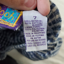 Load image into Gallery viewer, Vintage Pooh Gingham Shorts kids 7 *flaw
