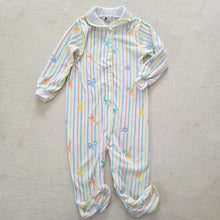 Load image into Gallery viewer, Vintage Safari Animals Striped PJs 9-12 months
