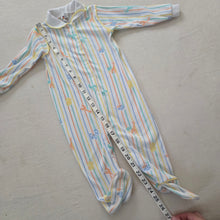 Load image into Gallery viewer, Vintage Safari Animals Striped PJs 9-12 months
