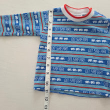 Load image into Gallery viewer, Vintage &quot;On Safari&quot; Striped Long Sleeve 9-12 months
