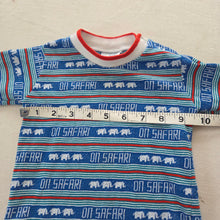 Load image into Gallery viewer, Vintage &quot;On Safari&quot; Striped Long Sleeve 9-12 months
