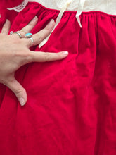 Load image into Gallery viewer, Vintage Bryan Bright Red Lace Dress 5t/6
