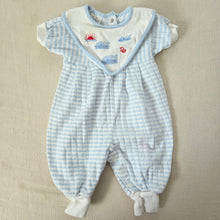 Load image into Gallery viewer, Vintage Dior Whale Striped Bodysuit 0-3 months
