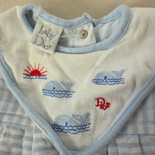 Load image into Gallery viewer, Vintage Dior Whale Striped Bodysuit 0-3 months
