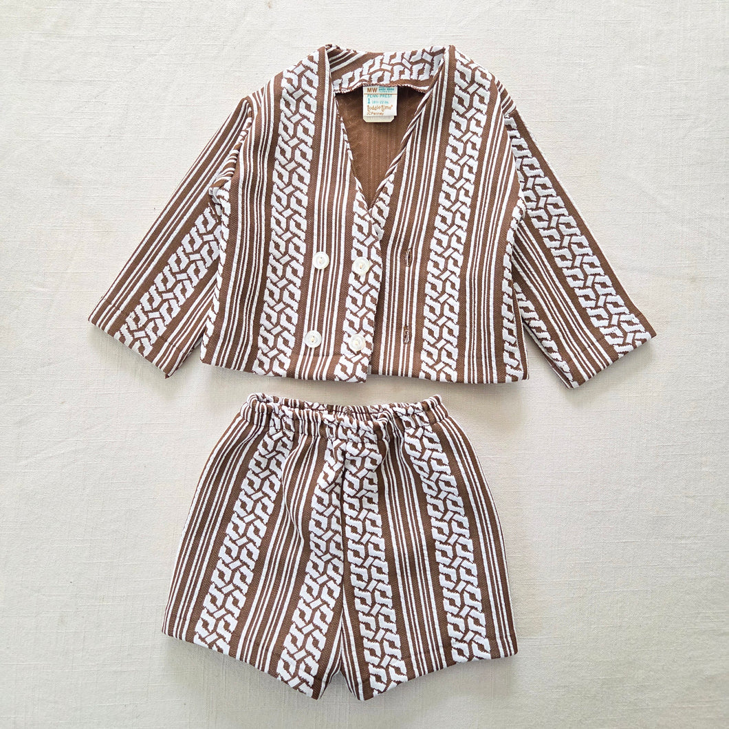 Vintage 70s 2-Piece Set 12 months