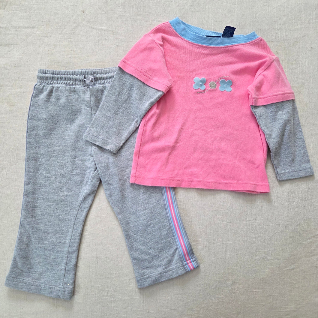 Vintage Y2k Girly Sweats Set 18 months