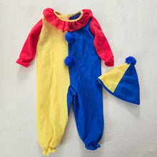 Load image into Gallery viewer, Vintage Colorful Clown Costume 12-18 months
