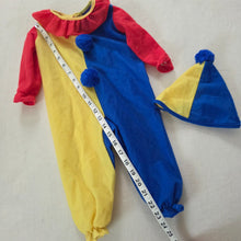 Load image into Gallery viewer, Vintage Colorful Clown Costume 12-18 months
