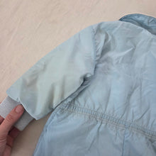 Load image into Gallery viewer, Vintage Rocking Horse Blue Snowsuit 18 months
