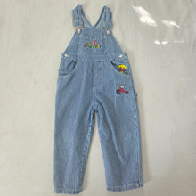 Load image into Gallery viewer, Vintage Playtime Toys Striped Overalls 3t
