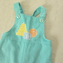 Load image into Gallery viewer, Vintage Healthtex Baby Toys Green Overalls 12 months
