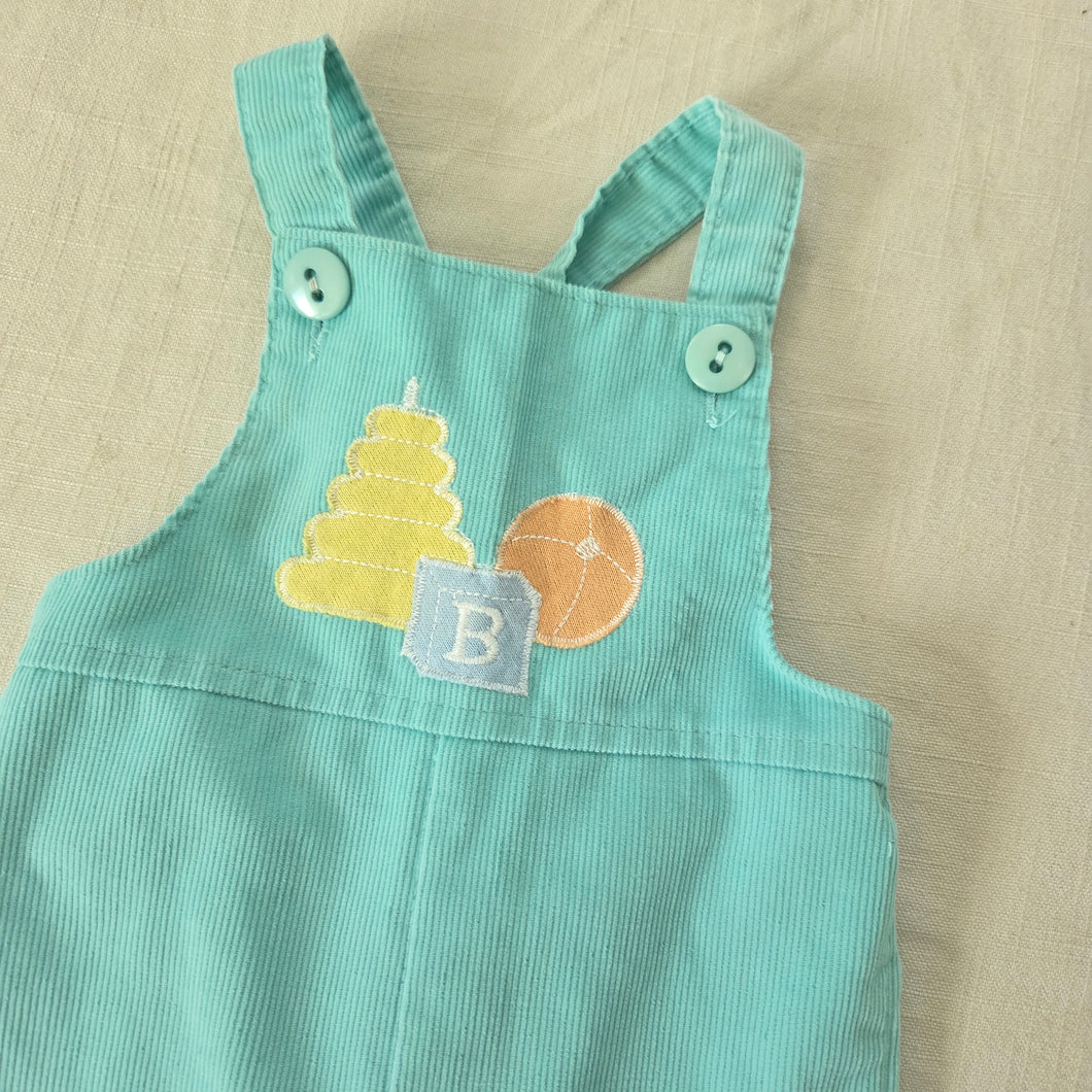 Vintage Healthtex Baby Toys Green Overalls 12 months