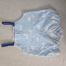 Load image into Gallery viewer, Vintage Kite + Clouds Romper 12-18 months
