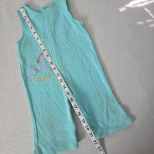 Load image into Gallery viewer, Vintage Rocking Horse Mint Pantsuit 9 months

