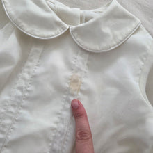 Load image into Gallery viewer, Vintage White Dressy Boys Romper 3t
