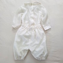 Load image into Gallery viewer, Vintage White Dressy Boys Romper 3t
