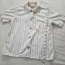 Load image into Gallery viewer, Vintage Neutral Striped Shirt kids 7
