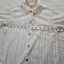 Load image into Gallery viewer, Vintage Neutral Striped Shirt kids 7

