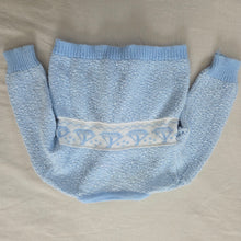 Load image into Gallery viewer, Vintage Sailboat Blue Cardigan 9-12 months
