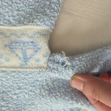 Load image into Gallery viewer, Vintage Sailboat Blue Cardigan 9-12 months
