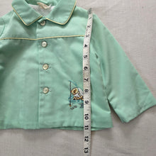 Load image into Gallery viewer, Vintage Green Fishing Embroidery Jacket 9-12 months
