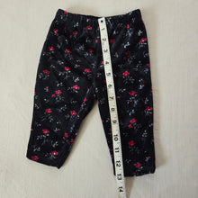 Load image into Gallery viewer, Vintage Oshkosh Velvet Floral Pants 3-6 months

