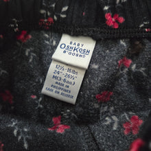 Load image into Gallery viewer, Vintage Oshkosh Velvet Floral Pants 3-6 months
