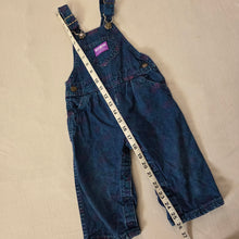 Load image into Gallery viewer, Vintage Oshkosh Faded Floral Overalls 18-24 months
