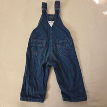 Load image into Gallery viewer, Vintage Oshkosh Faded Floral Overalls 18-24 months
