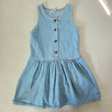 Load image into Gallery viewer, Vintage Oshkosh Denim Dress kids 6/8
